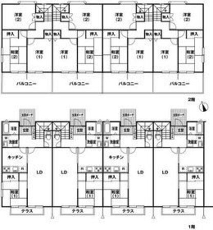 世田谷経堂住宅の物件間取画像